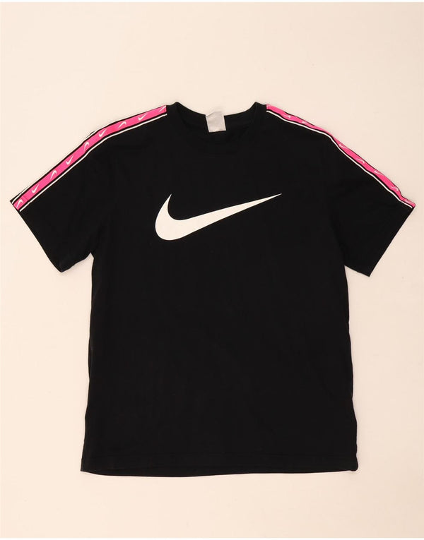 Nike - Camiseta gráfica para hombre, talla grande, color negro, algodón