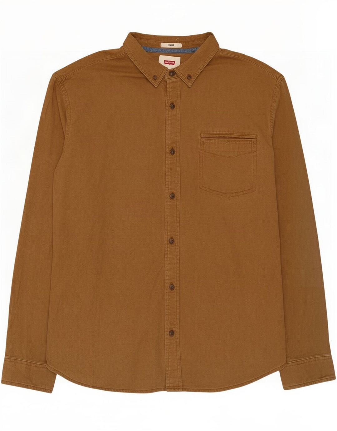 Levi's Camisa elástica para hombre de algodón beige grande