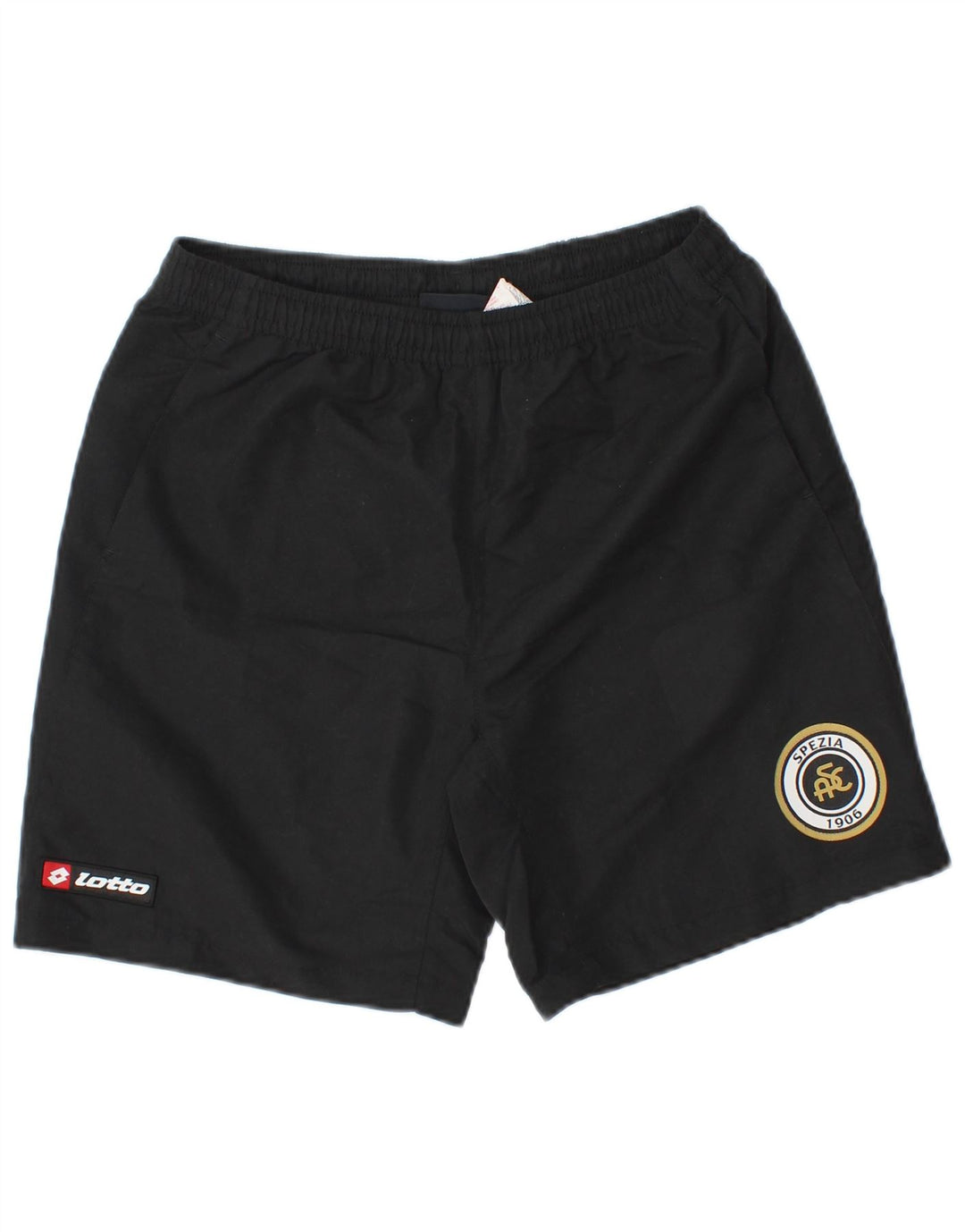 Lotto Shorts deportivos con gráficos para niños 13-14 años Grande Poliéster negro