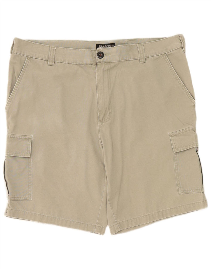 Jeanagers Pantalones cortos cargo para hombre W38 XL Algodón caqui