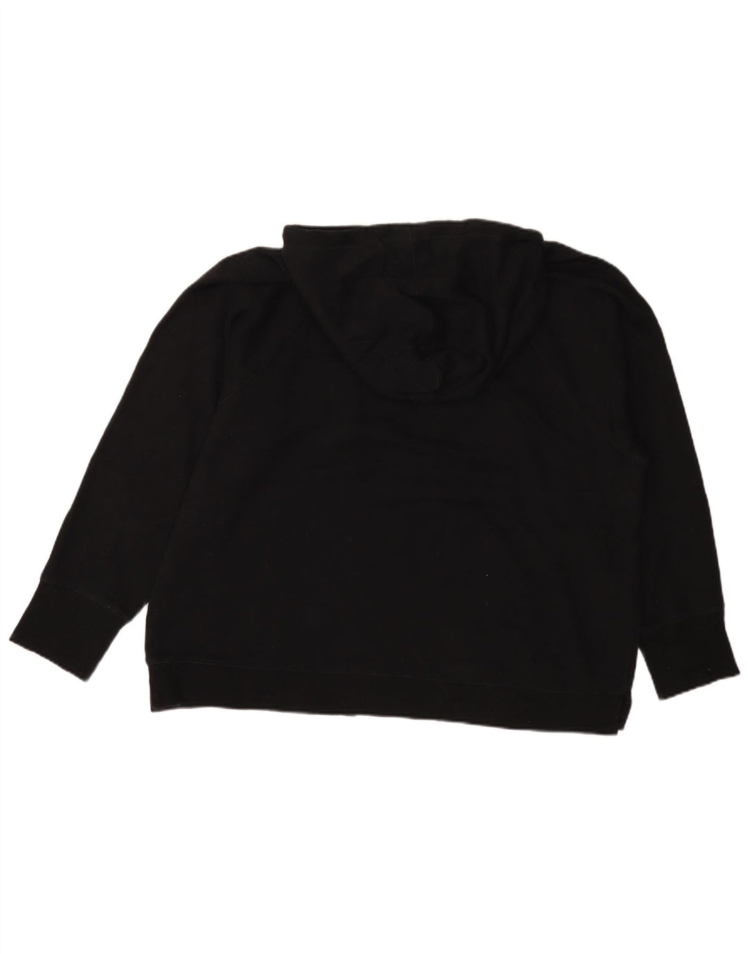 CALVIN KLEIN Jersey con capucha gráfico extragrande para mujer UK 40 XL Algodón negro