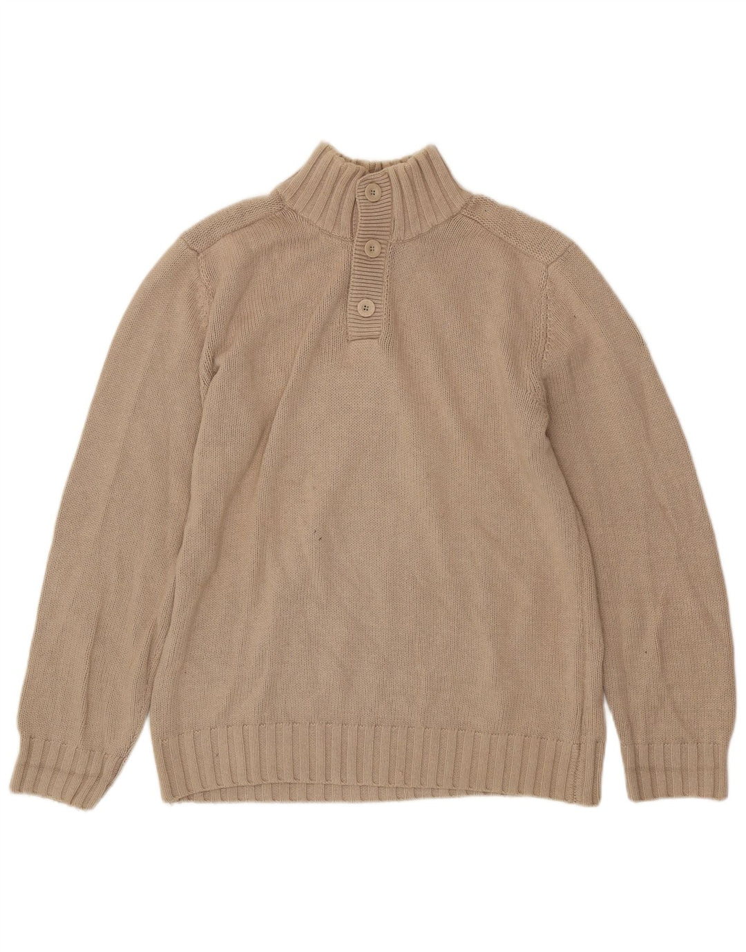 NORTH SAILS Jersey con cuello y botones para hombre 2XL Lana beige