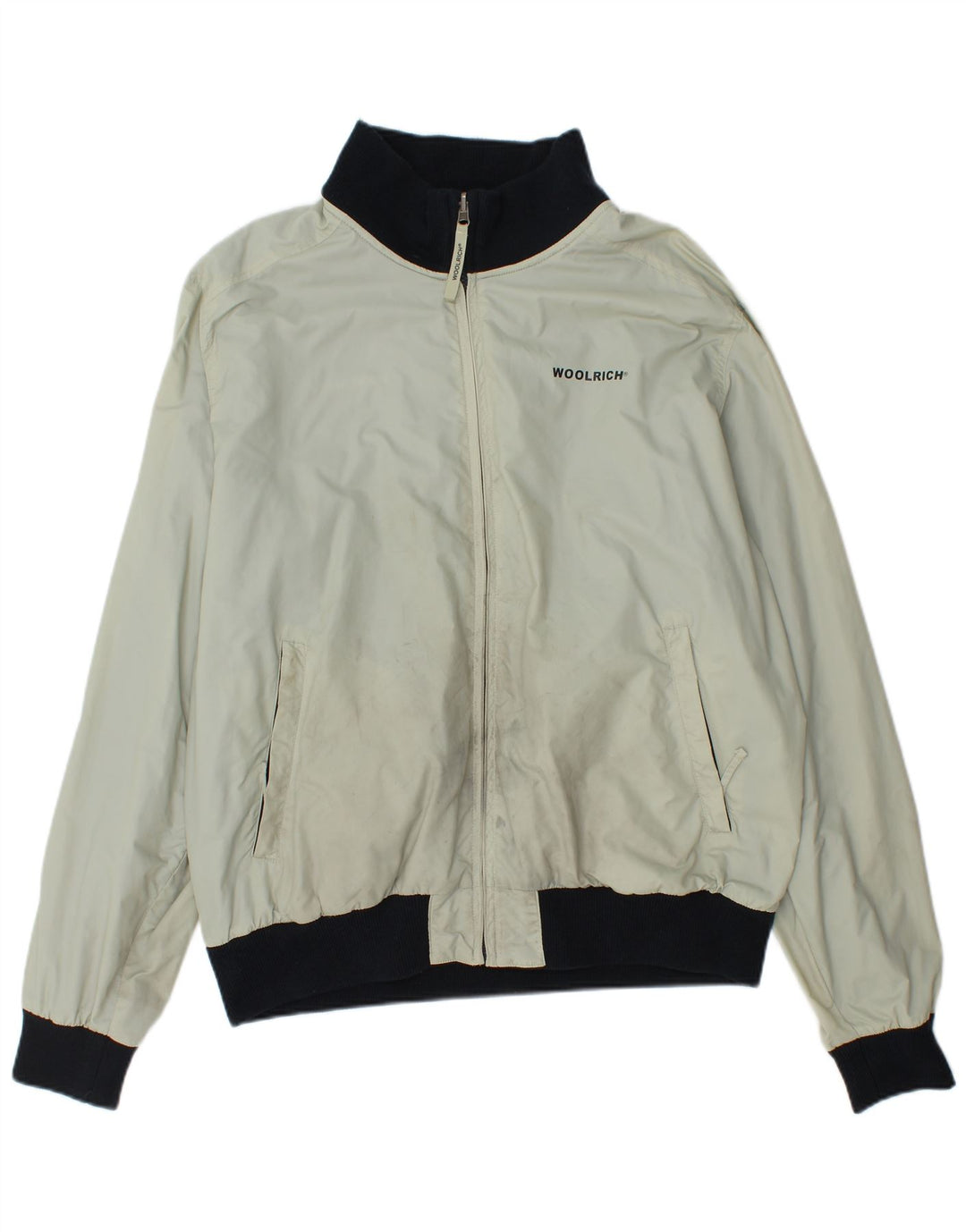 Woolrich Chaqueta reversible para hombre UK 42 XL Off White Nylon