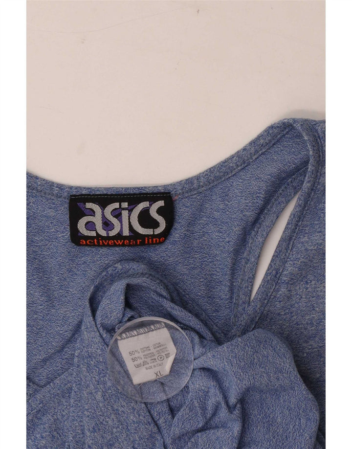 Asics Hombre Graphic Vest Top XL Algodón Azul