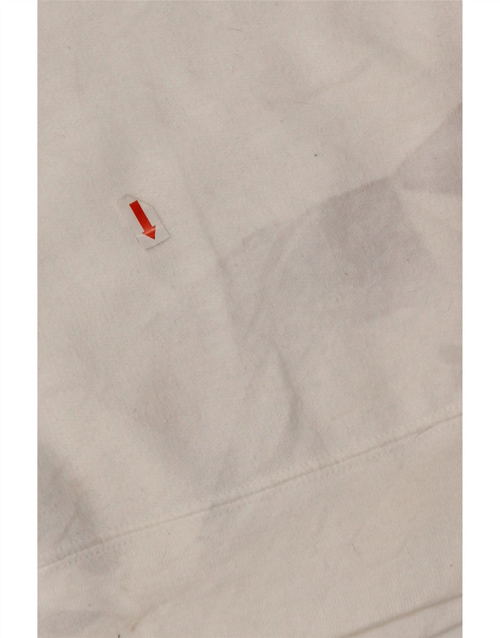 Champion Sudadera Gráfica para Mujer Jersey UK 46 Grande Poliéster Blanco