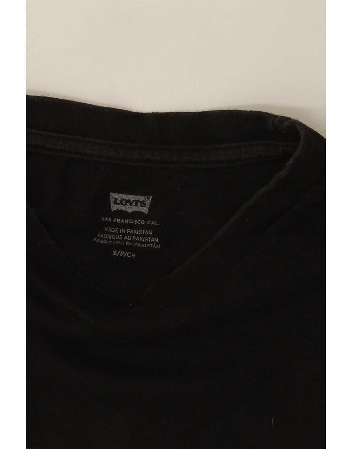 Levi's Camiseta gráfica para hombre Top Small Black