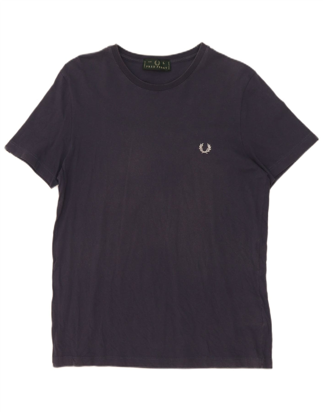 Fred Perry - Camiseta para hombre, talla grande, color azul marino, algodón