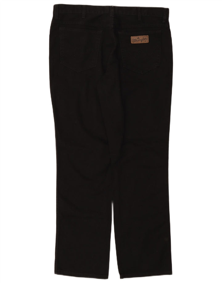 WRANGLER Vaqueros rectos Texas para hombre W38 L32 Algodón negro