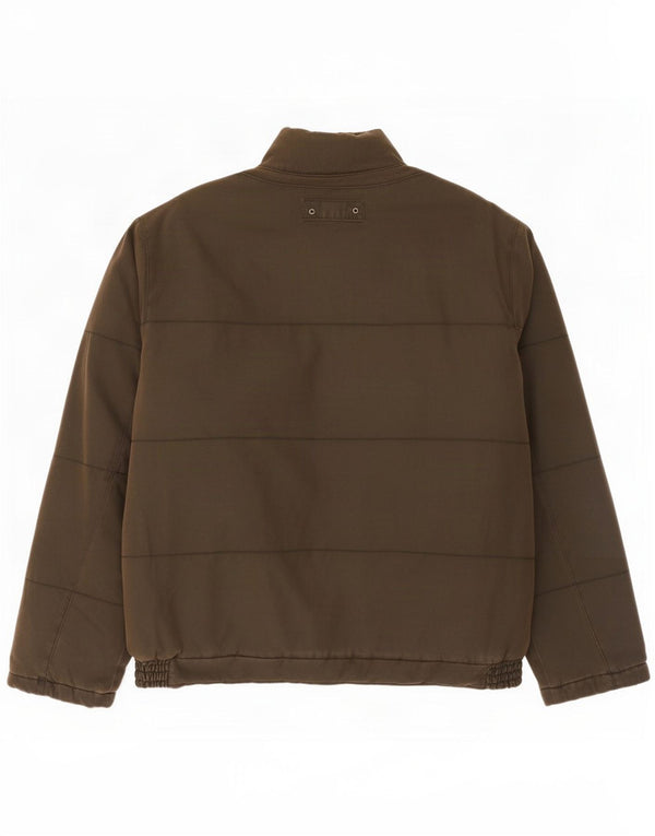 Engbers Mens Padded Jacket IT 52 XL Brown Polyester