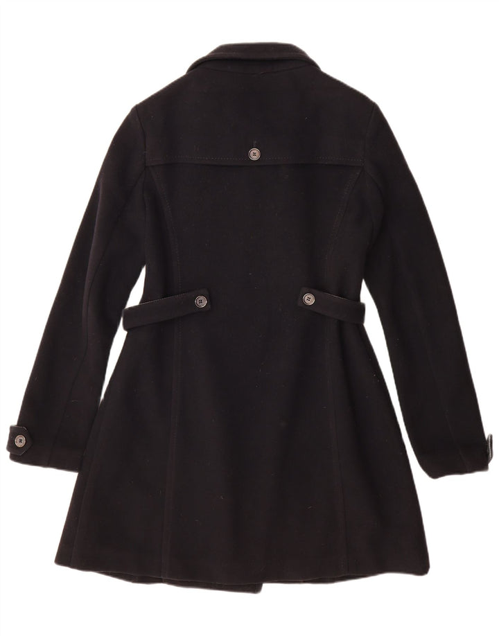 Murphy & Nye Abrigo cruzado para mujer IT 46 Lana azul marino grande