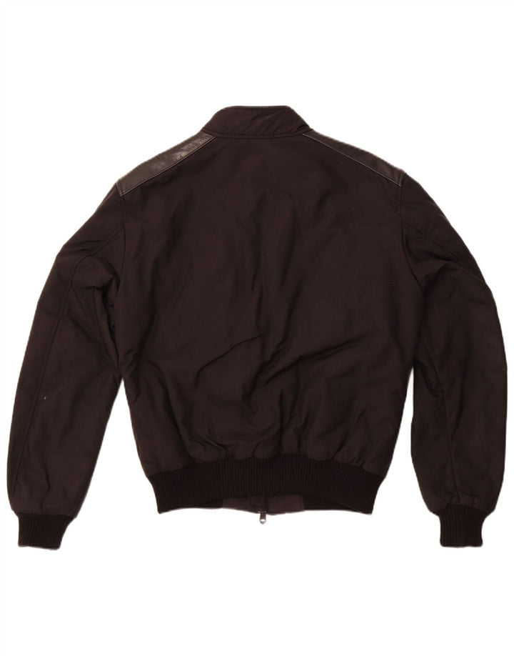 REFRIGIWEAR Mens Bomber Waterproof Jacket UK 38 Medium Black Nylon