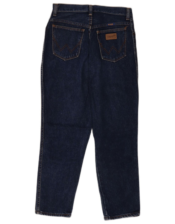 Vaqueros Wrangler Mujer Crop De Cintura Alta W31 L26 Algodón Azul
