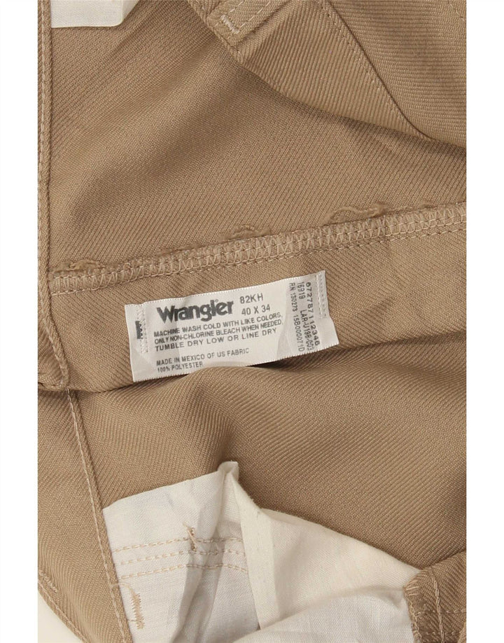 Pantalón Casual Recto Para Hombre Wrangler W40 L29 Poliéster Beige