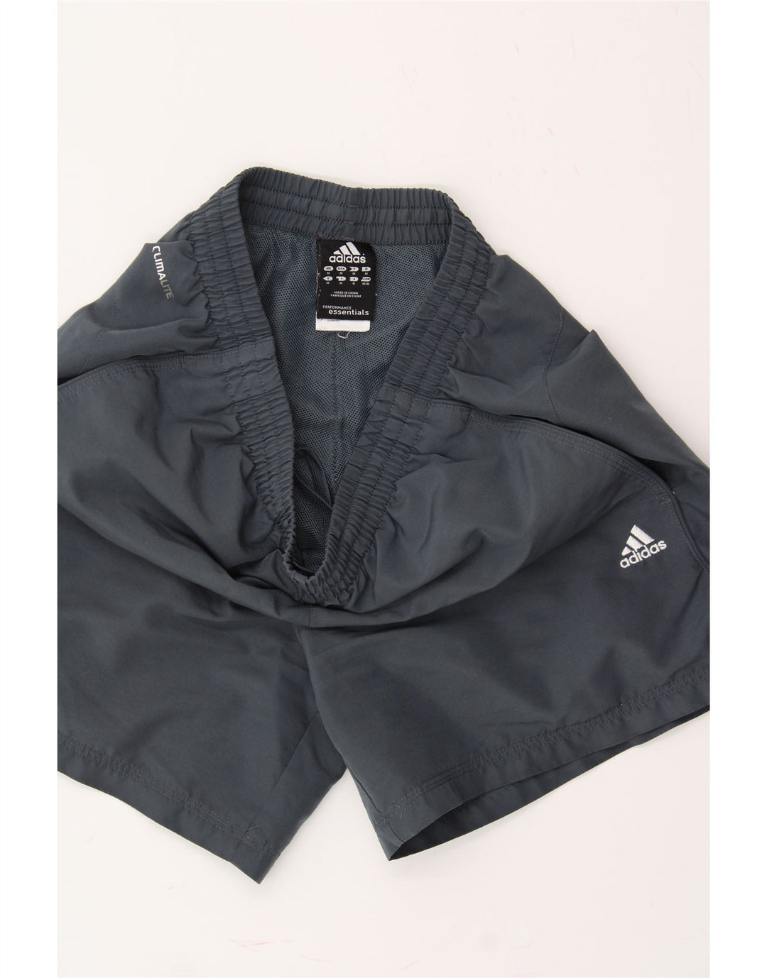 Pantalones cortos deportivos ADIDAS Climalite para hombre Poliéster gris medio
