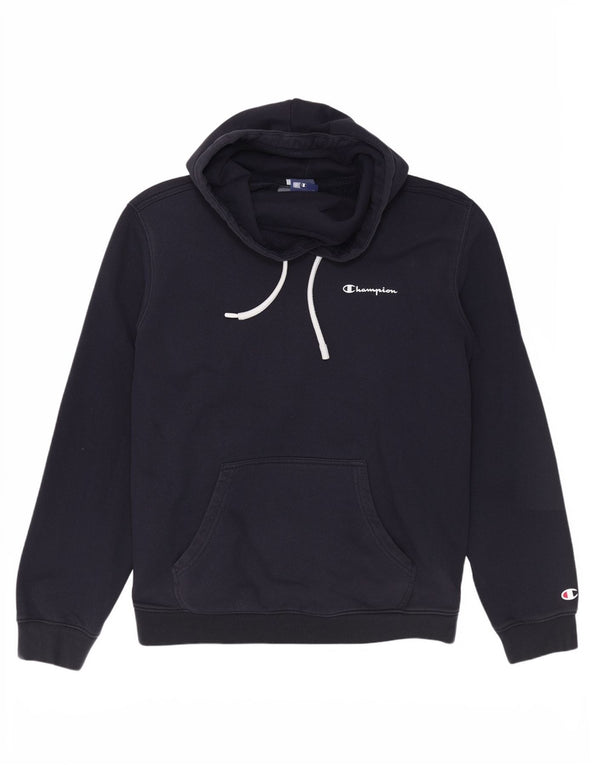 Champion Sudadera Con Capucha Para Hombre Jumper Medium Azul Marino Algodón