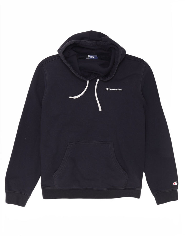Champion Sudadera Con Capucha Para Hombre Jumper Medium Azul Marino Algodón