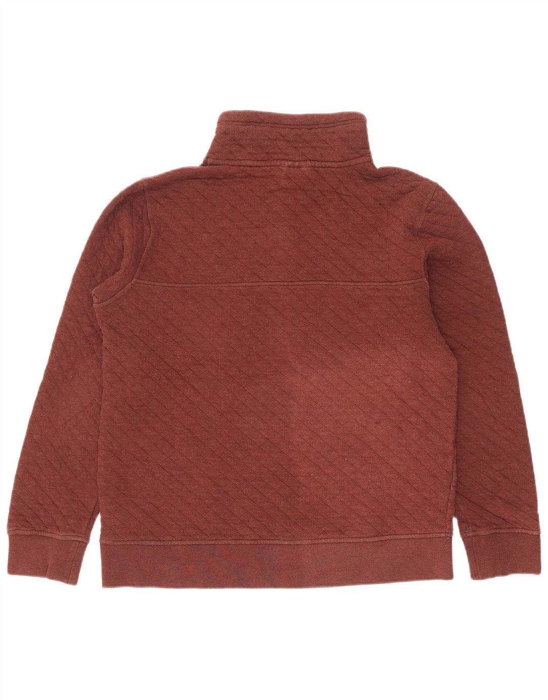 Patagonia Hombre Botón Cuello Sudadera Jumper Small Granate Algodón