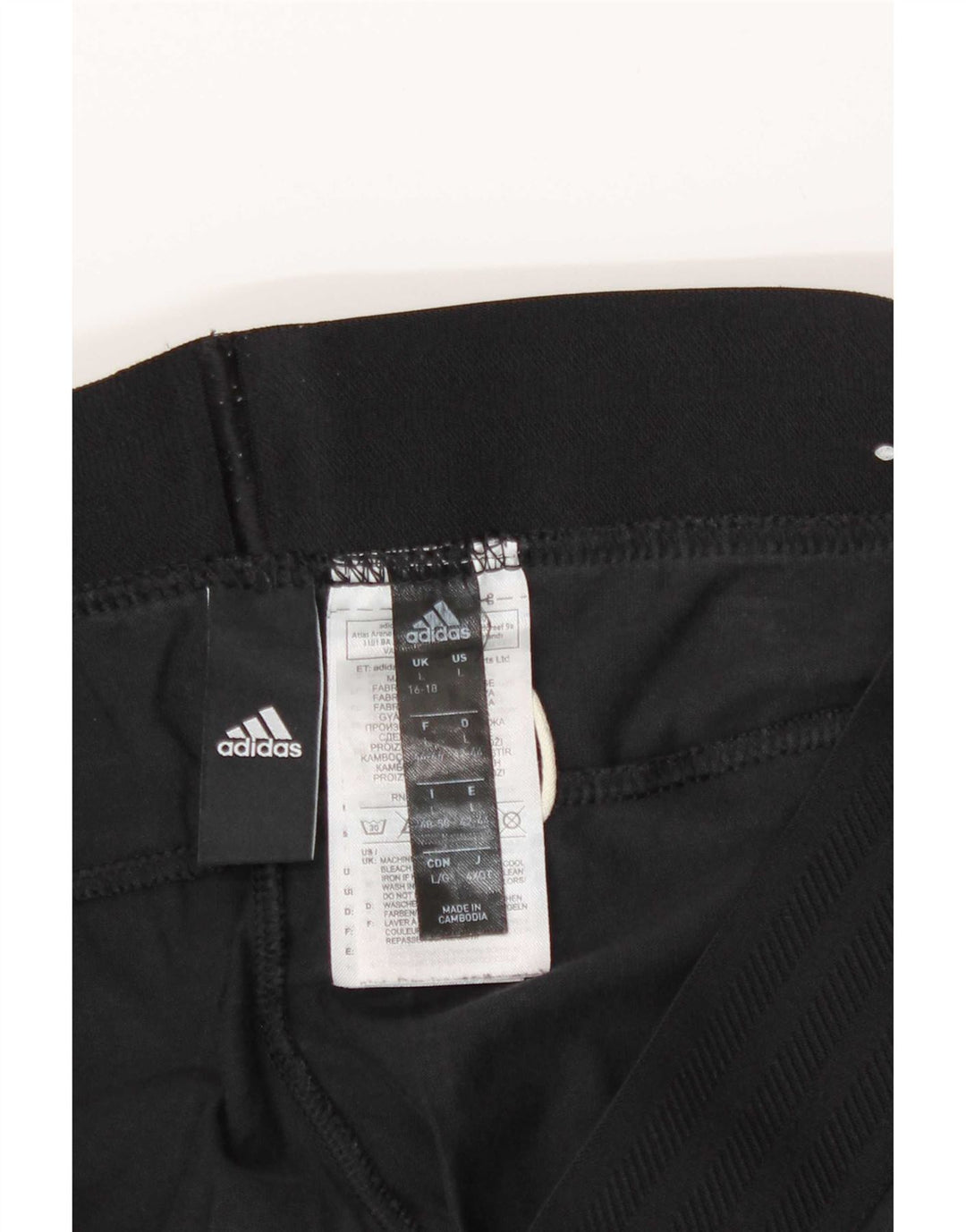 Leggings Adidas Mujer UK 16/18 Grande Negro