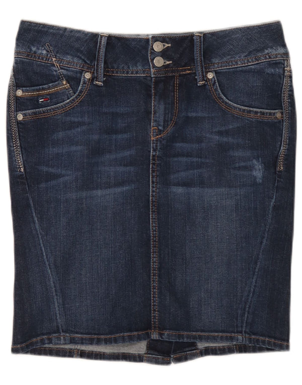 Falda Vaquera Tommy Hilfiger Mujer Pequeña W27 Algodón Azul