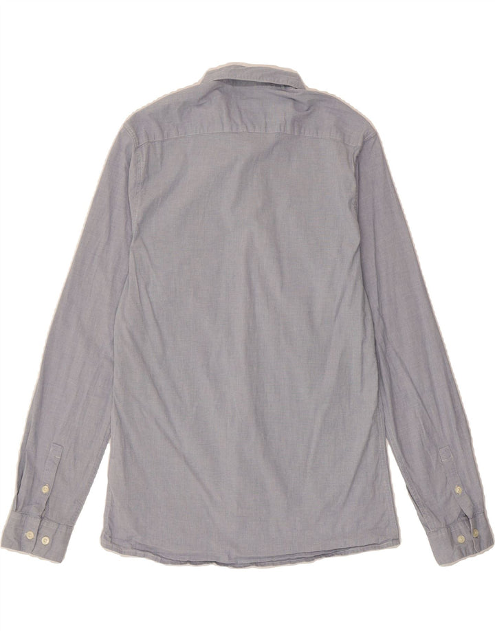 LEE Mens Slim Fit Shirt Medium Blue Cotton Vintage Lee and Second-Hand Lee from Messina Hembry 