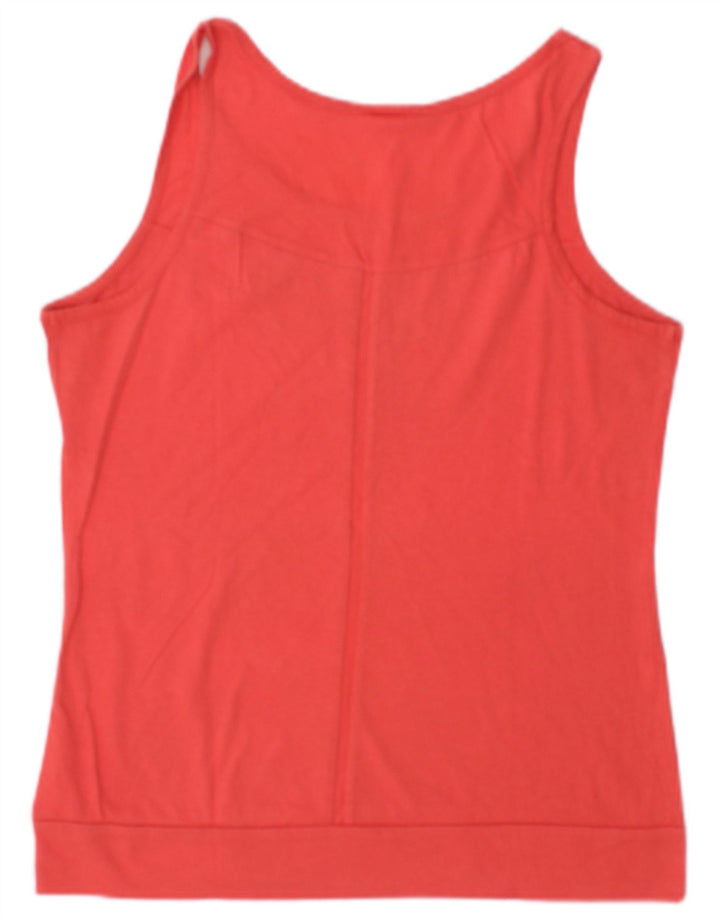 Lotto - Camiseta sin mangas para mujer, talla 40, algodón rojo mediano