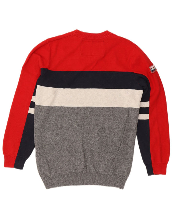 Superdry Jersey De Cuello Redondo Para Hombre Pequeño Multicolor Colorblock