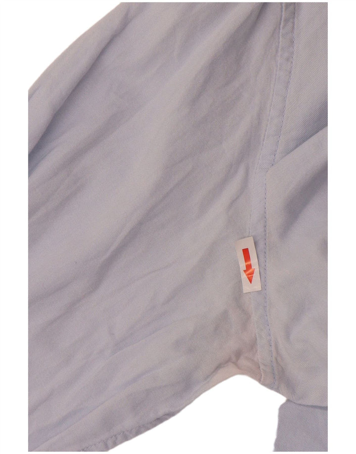 Timberland Camisa Regular Fit Para Hombre Algodón Azul Grande