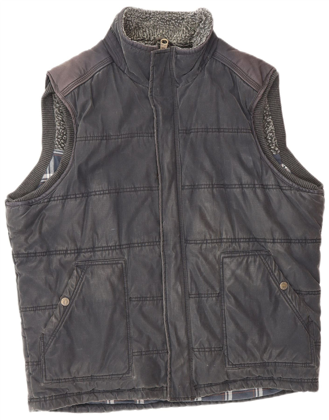 Chaleco acolchado para hombre Fat Face ES 42 XL Poliéster azul marino