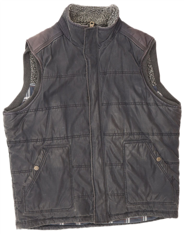 Chaleco acolchado para hombre Fat Face ES 42 XL Poliéster azul marino