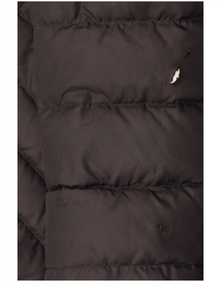 Tommy Hilfiger Abrigo acolchado para mujer UK 46 Grande Poliéster negro