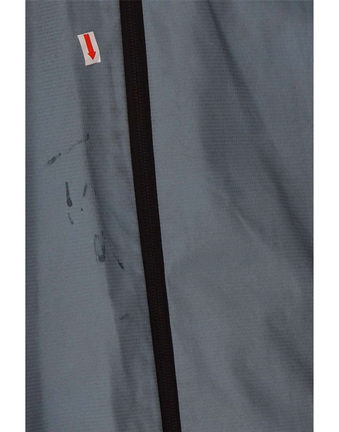 Adidas Chaqueta impermeable con capucha para mujer UK 44 Poliéster azul medio