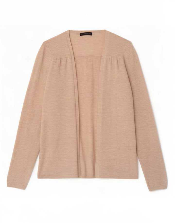 Marks & Spencer - Cárdigan abierto para mujer, talla 40, color beige medio