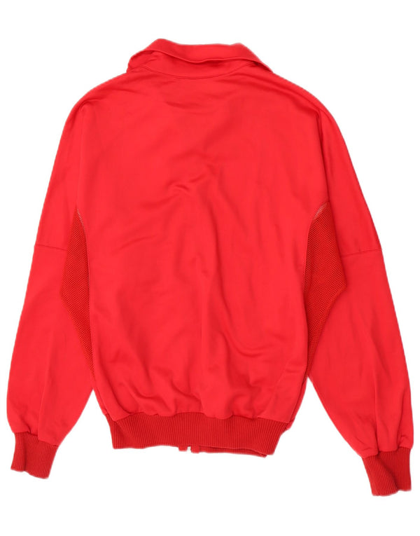 Lotto Chaqueta de chándal para mujer UK 10 Small Red Polyamide