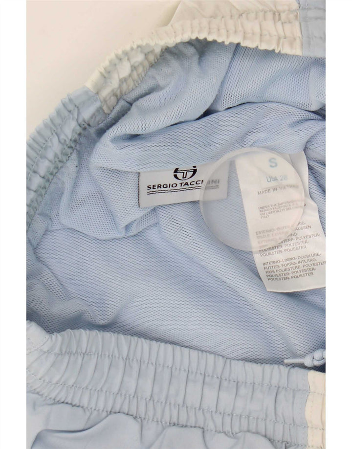 Sergio Tacchini Hombre Pantalones De Chándal Joggers Small Azul Colorblock