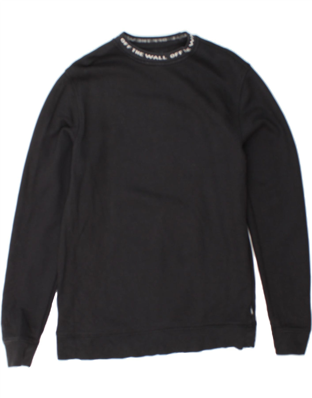 VANS Mens Graphic Sweatshirt Jumper Medium Black Vintage Vans and Second-Hand Vans from Messina Hembry 