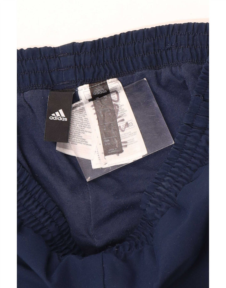 Adidas Pantalones de chándal para mujer Joggers UK 14 Medium Azul marino Poliéster