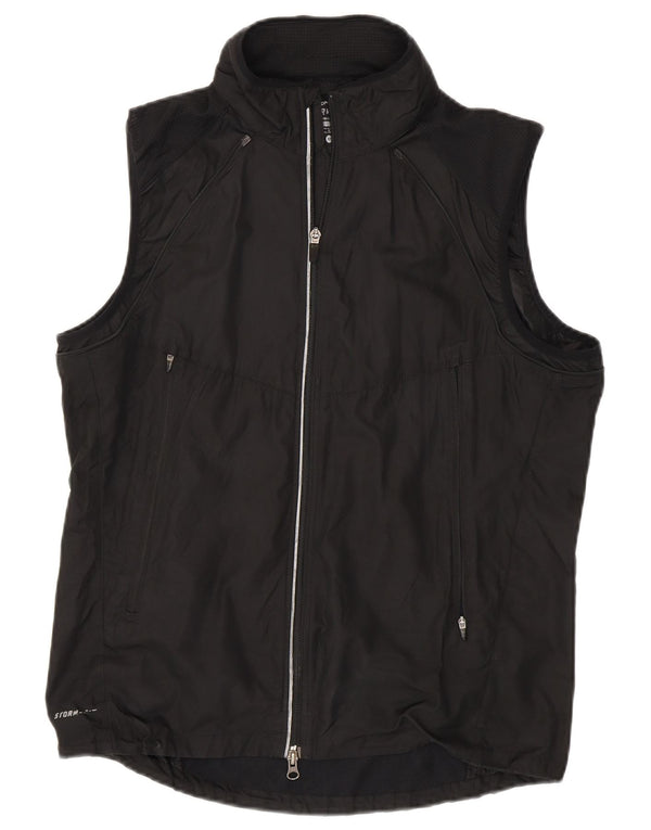 NIKE Mens Storm-Fit Sleeveless Tracksuit Top Jacket  Medium Black