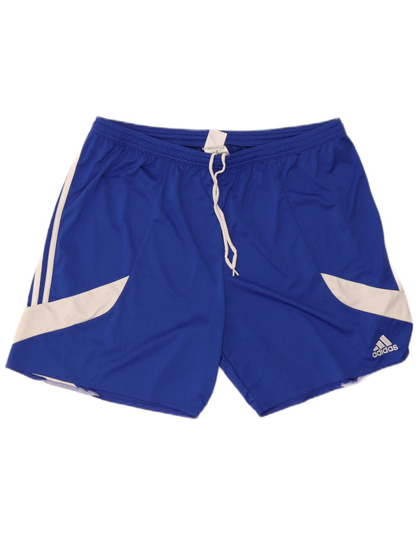 Adidas Mens Climalite Sport Shorts 2XL Azul Colorblock Poliéster