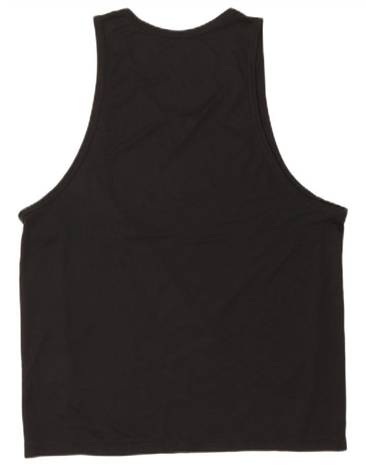 Nike Camiseta sin mangas Dri Fit Graphic para hombre Poliéster negro mediano