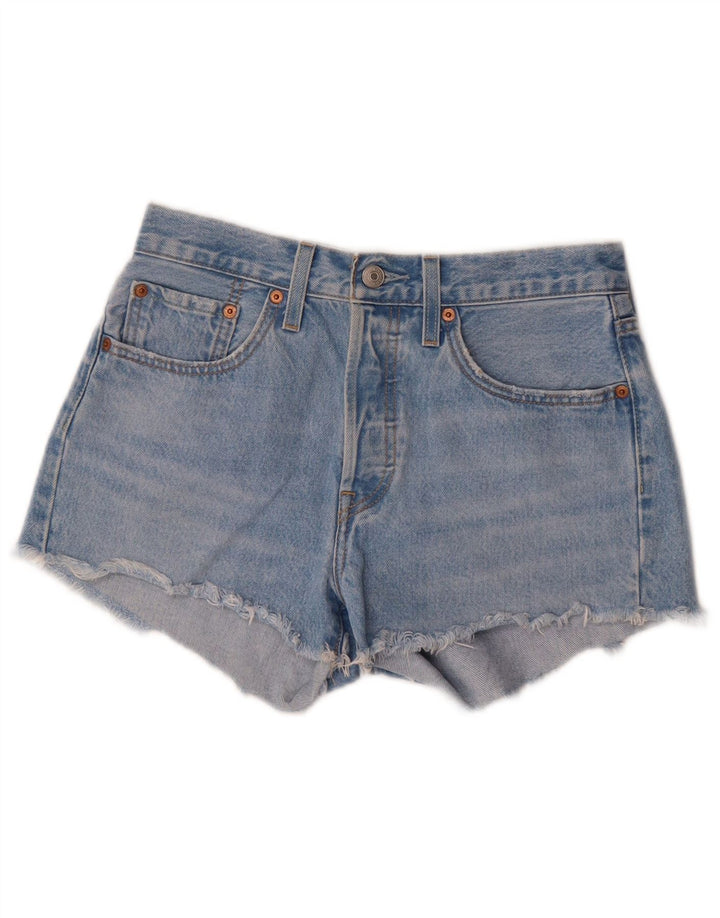 Levi's Mujer 501 Denim Hot Pants W26 Pequeño Algodón Azul