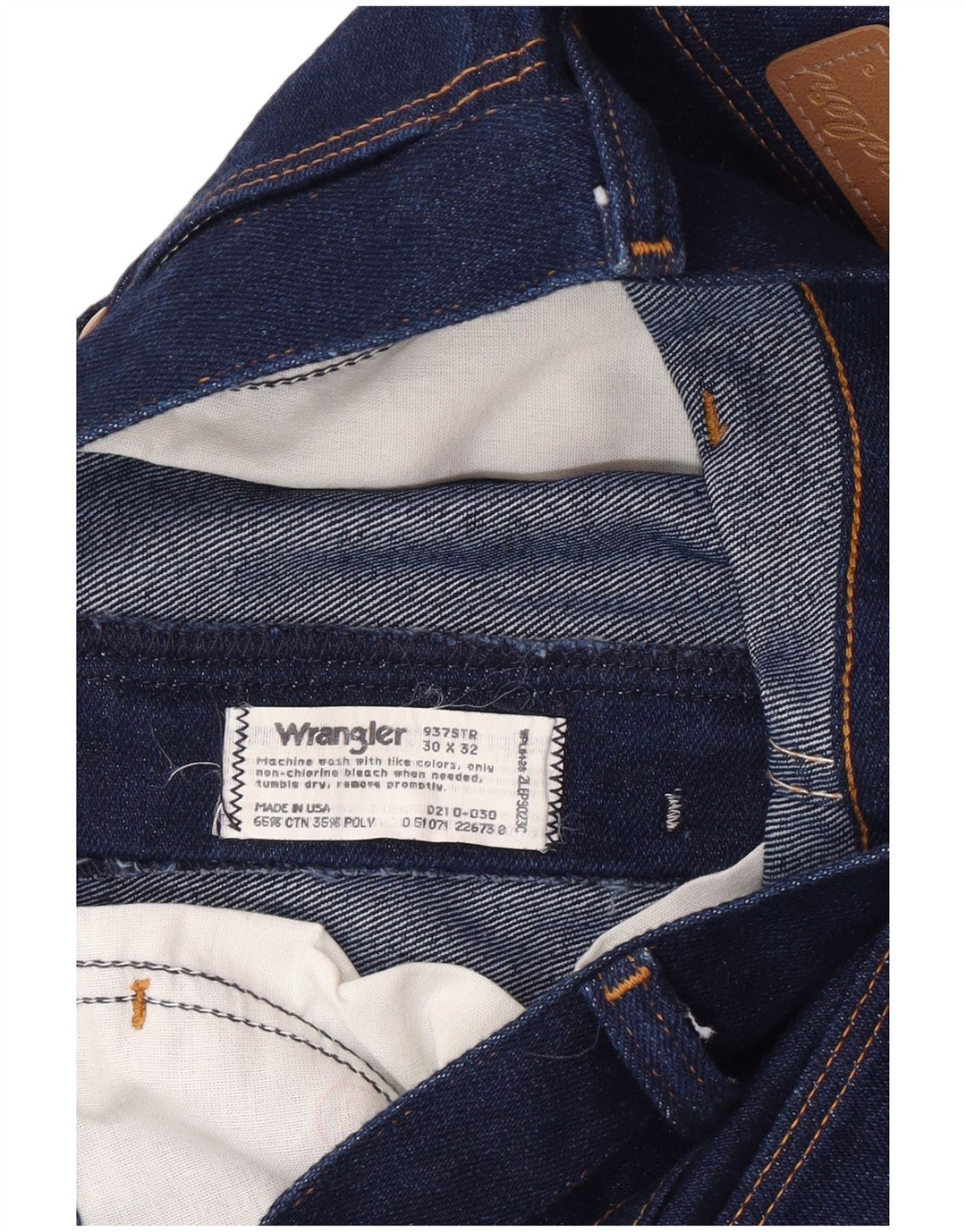 Vaqueros Wrangler Hombre Slim W30 L32 Algodón Azul Marino