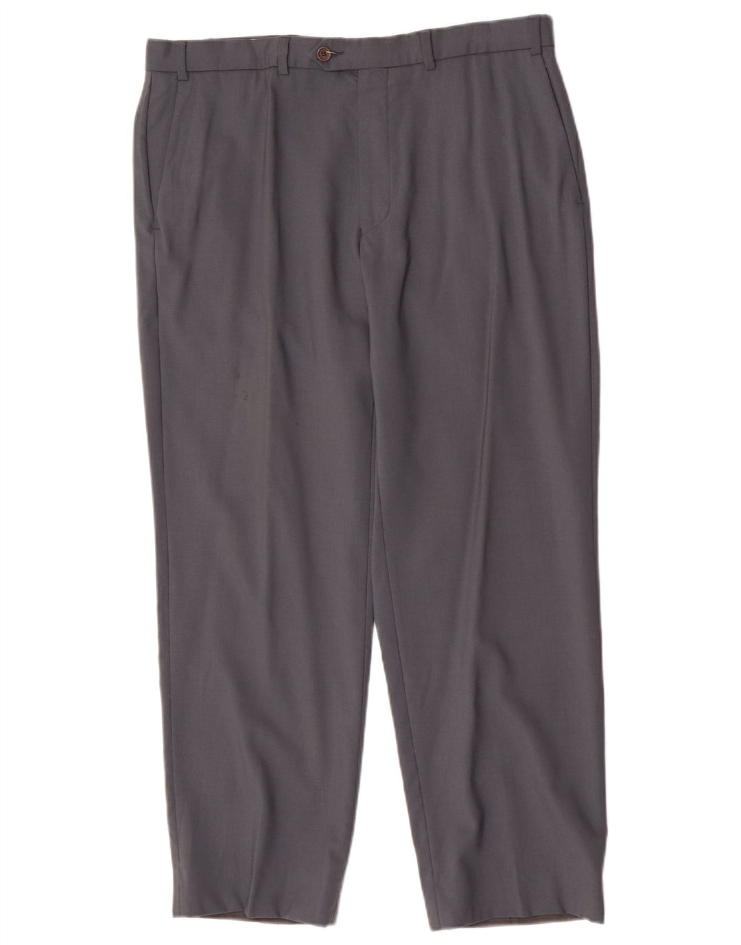 Marks & Spencer Pantalón de traje recto para hombre W36 L29 Gris Lana nueva