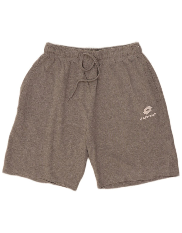 Lotto Shorts Deportivos Hombre XL Gris Algodón