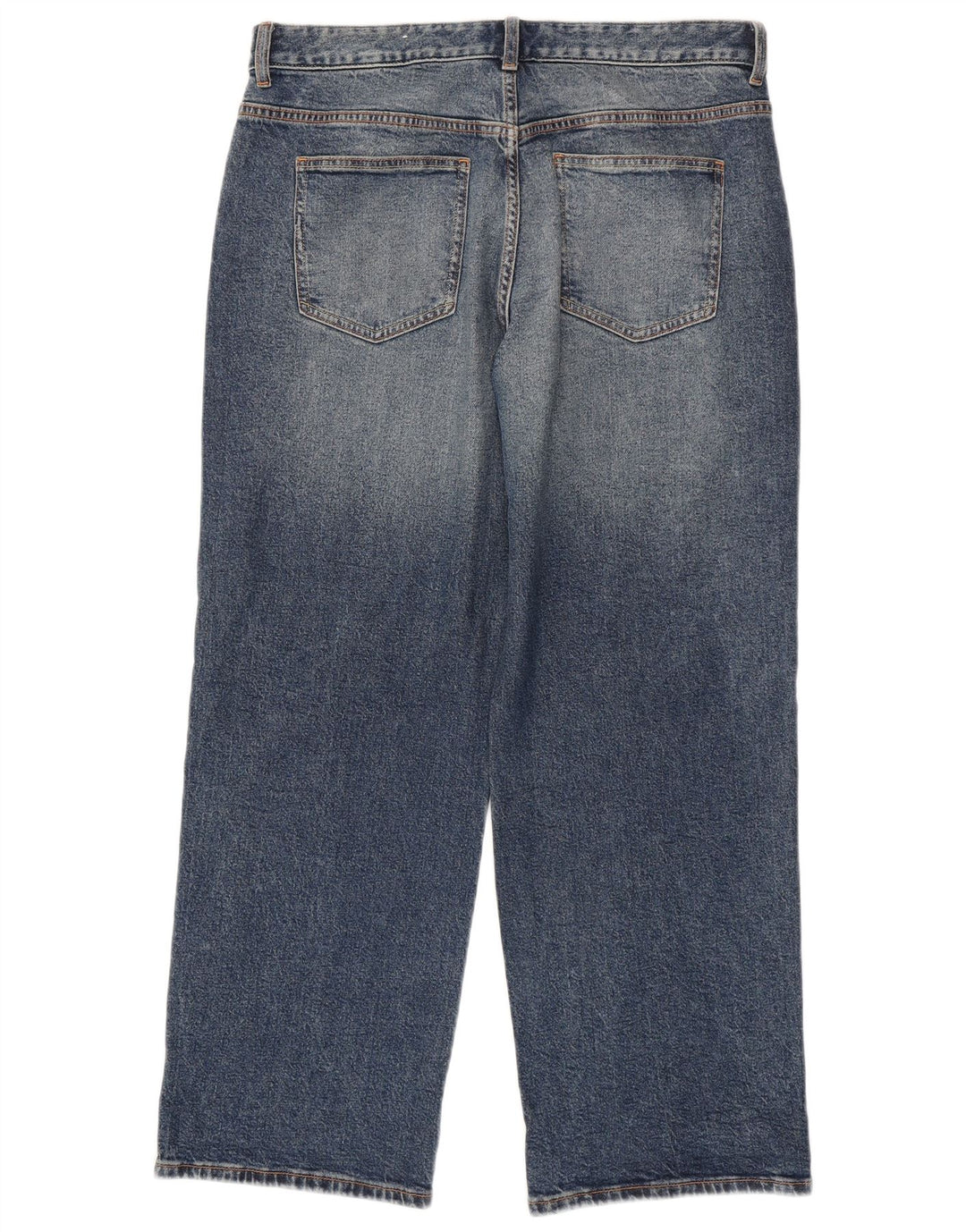 Zara Jeans Sueltos Mujer EU 40 Medium W30 L29 Algodón Azul