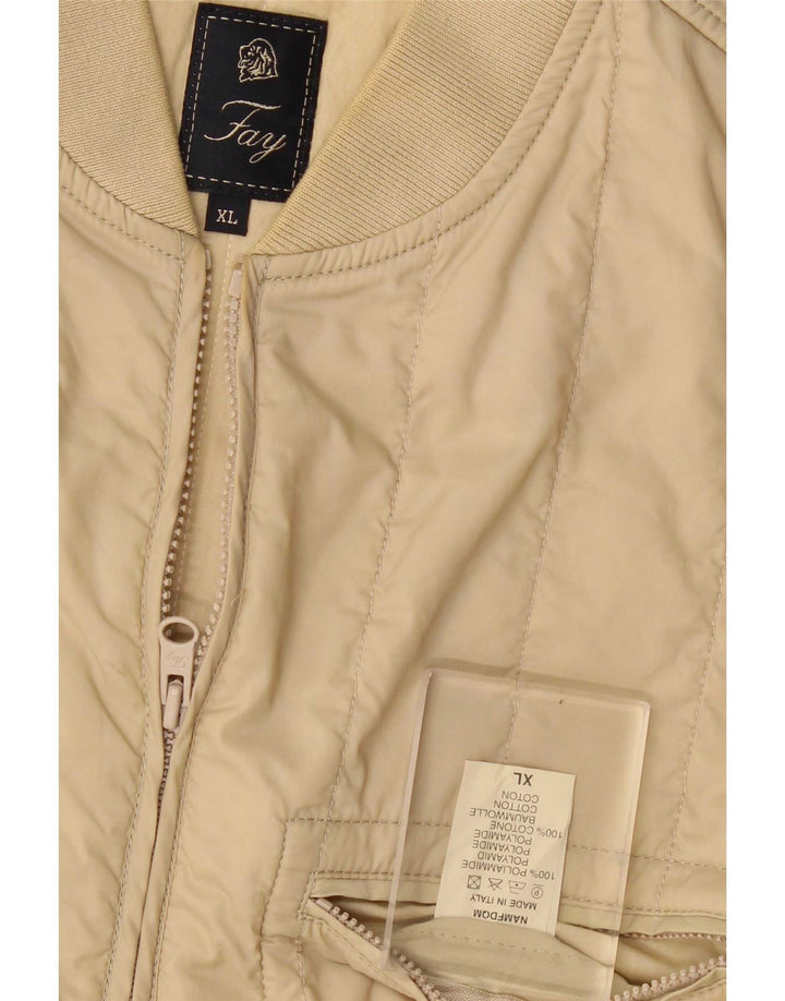 Chaleco acolchado para hombre Fay ES 42 XL Poliamida beige