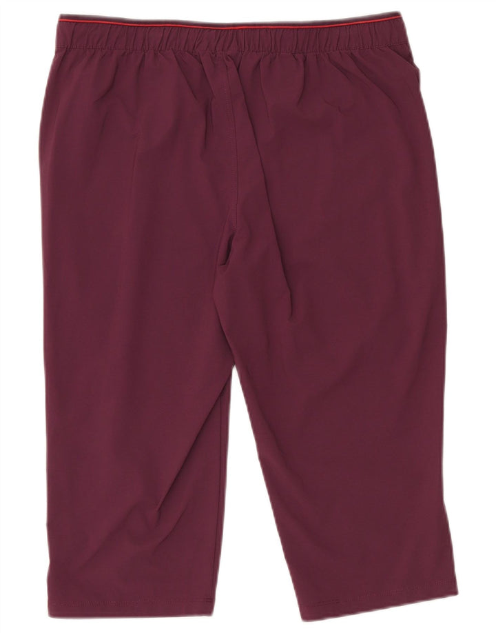 Rohan Leggings Capri para Mujer UK 44 Grande Poliamida Borgoña