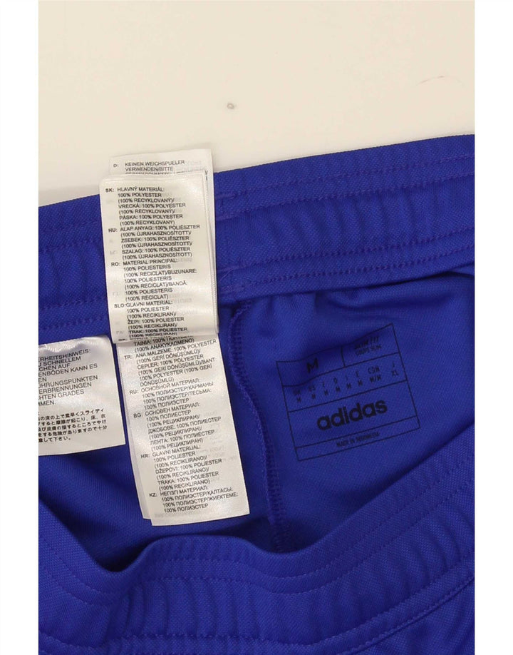 Adidas Hombre Aeroready Pantalones De Chándal Azul Medio Colorblock Poliéster