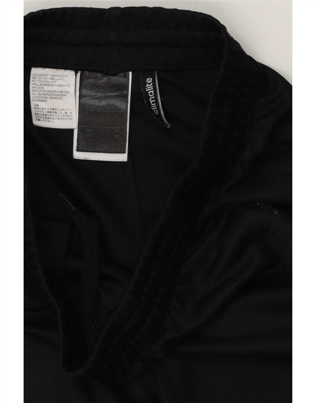 Adidas Mens Climalite Chándal Pantalones Pequeños Negro Poliéster