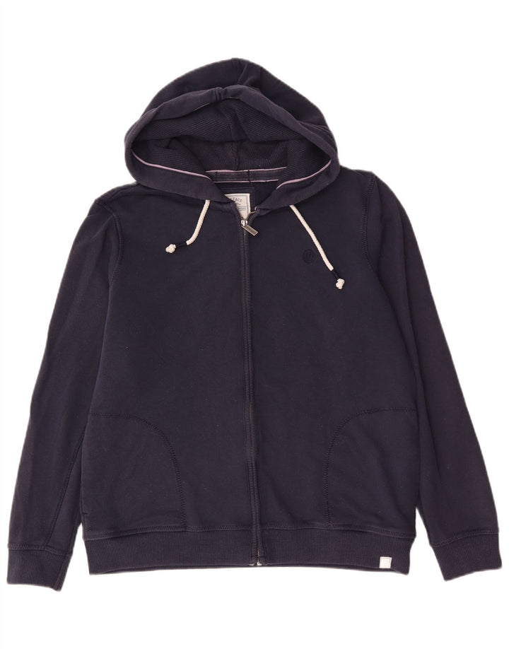 Sudadera con capucha y cremallera para hombre Fat Face Algodón azul marino mediano