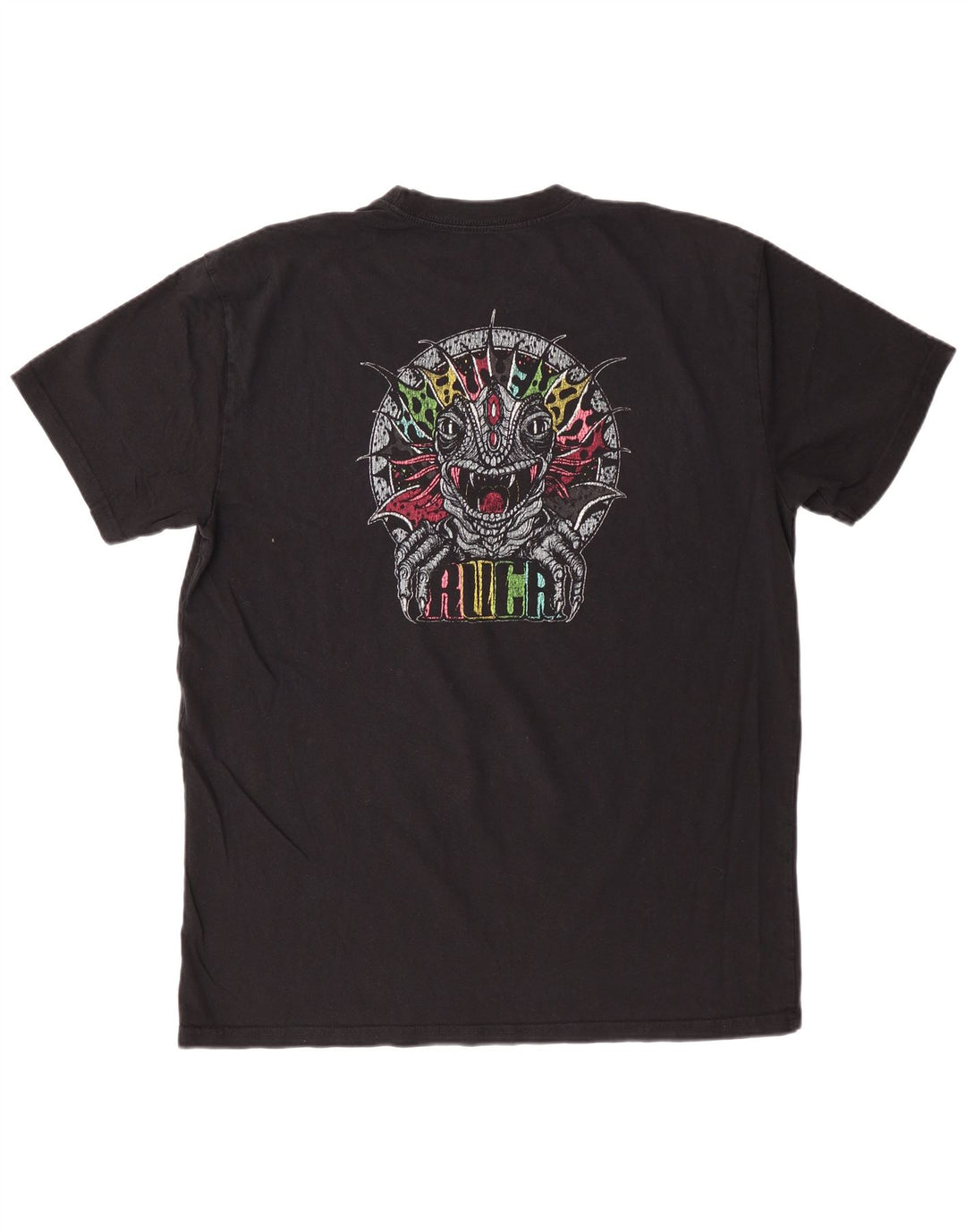 RVCA - Camiseta gráfica de ajuste relajado para hombre, talla grande, color negro